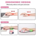 thumbnail image 2 of Alfombrilla de ratón y reposamuñecas para teclado G JGOO Ergonomic Rosa, 2 of 7