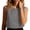 A202 Gray, variant on Sleeveless Button Up Shirts for Women Cotton Linen Tank Tops Casual Summer V Neck Blouses Lightweight Breathable Shell Tops for Beach Vacation Boho Style