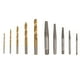thumbnail image 5 of Extractor de tornillos rotos, 10 piezas, juego de brocas para extractor de tornillos, juego de brocas para quitar tornillos, diseño meticuloso, 5 of 9