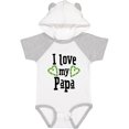 thumbnail image 3 of Inktastic I Love My Papa- Hearts Boys or Girls Baby Bodysuit, 3 of 5