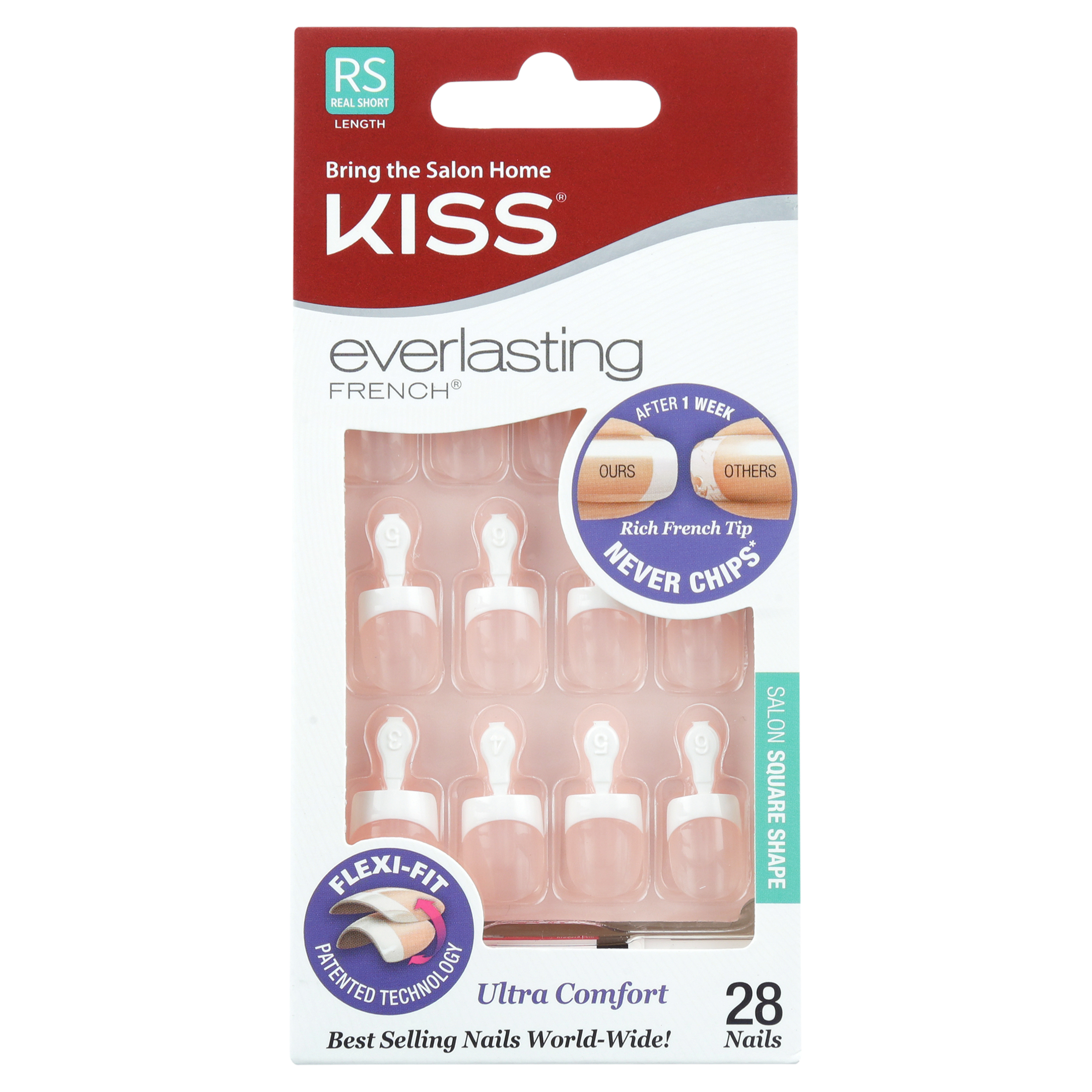 Kiss Everlasting French Nails - Clear Pink - image 5 of 9