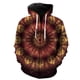 thumbnail image 1 of Sudadera con capucha y cremallera de mandala para hombre, de manga larga, con estampado 3D para adolescentes, ropa de calle moderna, con capucha, estilo hip hop, divertida., 1 of 6