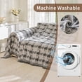 thumbnail image 3 of Smuge Couch Cover Sofa Covers Washable, Sectional Couch Covers L Shape Sofa towel Slipcovers Furniture Protector for Dogs Cats Pet(71"x 150", Light Gray), 3 of 8