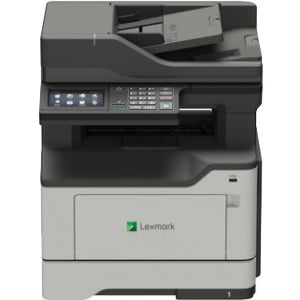 Lexmark MB2442adwe Laser Multifunction Printer - Monochrome - Plain Paper Print - Desktop - Copier/Fax/Printer/Scanner - 42 ppm Mono Print - 1200 x 1200 dpi Print - Automatic Duplex Print - 1
