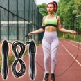 thumbnail image 2 of Cuerda De Saltar Con Cable De Cuerda De Saltar De Velocidad Con Temporizador Y Asas De Espuma Viscoelástica De 7 Pulgadas Ideal Para Ejercicios Aeróbicos Como Entrenamiento De Velocidad, Saltos Extrem Muyoka Hogar, 2 of 7
