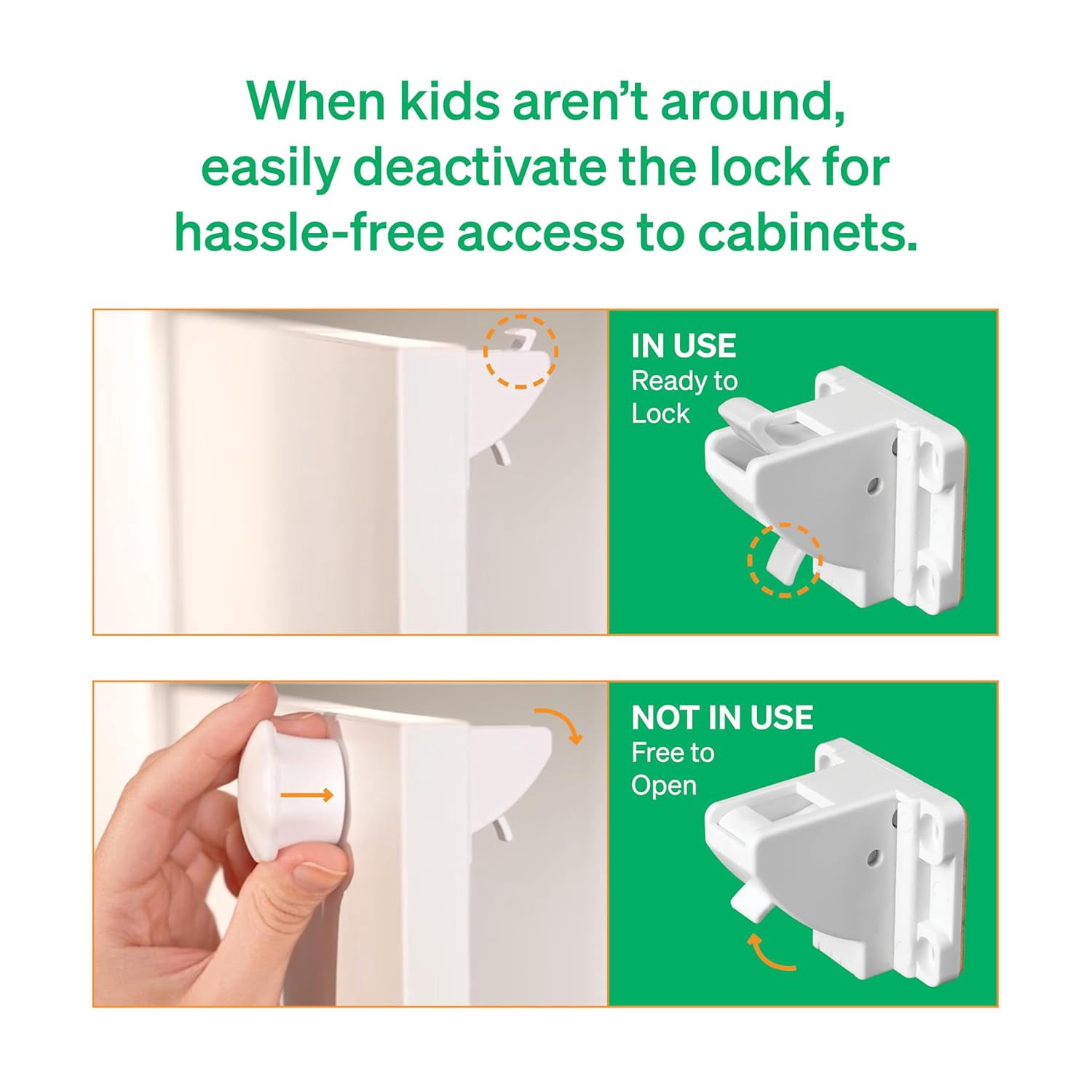 Magnetic Cabinet Locks Baby Proofing Kit by LoveNoobs™, 20 Locks & 4 Keys, Drawer