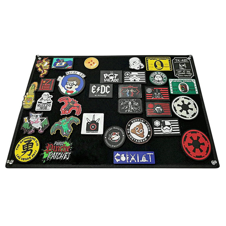 Large Black Morale Display Patch Panel : : Home & Kitchen