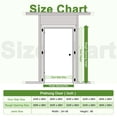 thumbnail image 2 of 36" X 96" 1-Lite Pantry Door Prehung Frosted Glass Interior Shaker Door Slab Solid Core White Primed Pantry Door With Door Seal Strip/ Jamb, 2 of 8