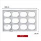 thumbnail image 2 of 5X Molde de Pastel Dacquoise Molde de Acrílico para Galletas Makaron Postre Panadería Japón Herramienta para Hornear DIY, 2 of 6