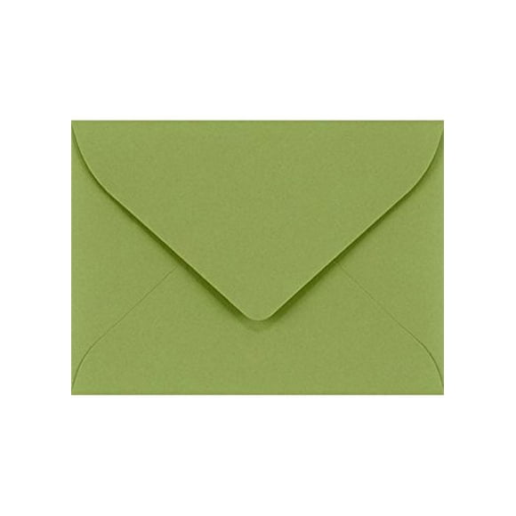 LUXPaper 17 Mini Enveloppes 2 11/16 Pouces x 3 11/16 Pouces Vert Avocat 70lb. Texte 250 Qt