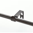 thumbnail image 6 of Lumi 5/8" Plastic Square Curtain Rod Brown 84"-120", 6 of 7