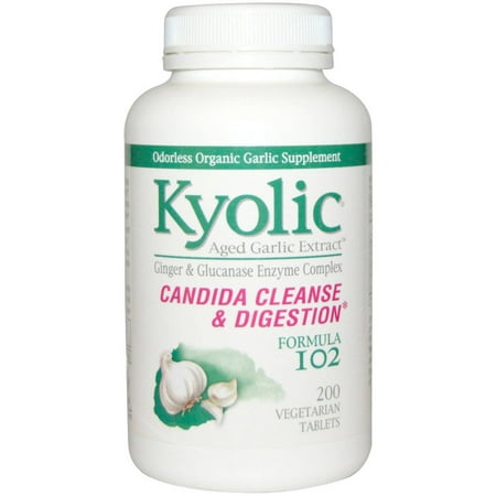 Kyolic Aged Garlic Extract Formula With Brewers Yeast Tablets, 200 (Best Garlic Tablets For Yeast Infection)