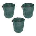 thumbnail image 1 of 3 Pcs Sacs pour Déchets de Cour, Sacs de Jardinage Réutilisables Robustes, Sacs pour Feuilles de Pelouse avec Poignée, Sacs de Recyclage pour la Collecte des Déchets de Feuilles de Jardin de Camping, 1 of 7