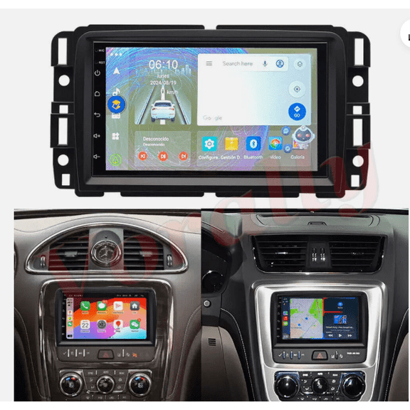 4 64G Android 14 Car Stereo 7in w/CarPlay Android Auto GPS for Traverse 2013-2017 Bluetooth WiFi FM/RDS SWC   AHD Backup Camera