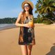 thumbnail image 3 of Fotbe Maple Forest Panda Vestido de Verano sin Mangas para Mujer – Vestido Midi Línea A, Estilo Camiseta Floral, Vestido Playero Casual y Fluido, 3 of 7