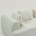 thumbnail image 6 of Kadyn Compressed Convertible Sofa with Plush Pillows and Contemporary Rounded Arms, 2-Piece Couch for Living Room, Guest Room, Bedroom, Cream, 6 of 8