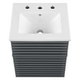 thumbnail image 6 of Modway Render 18" Wall-Mount Bathroom Vanity in Gray White, 6 of 9