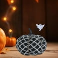 thumbnail image 6 of BGZLEU Fabric Decorative Soft Wool Pumpkin Exquisite Polyester Pumpkins Thanksgiving Halloween Party Decoration, Halloween Thanksgiving Party Fabric Pumpkin Decoration (Black), 6 of 6