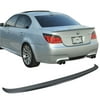 Ikon Motorsports Compatible with 04-10 Benz 5 Series E60 AC Trunk Spoiler Wing Painted Gray Metallic # A52