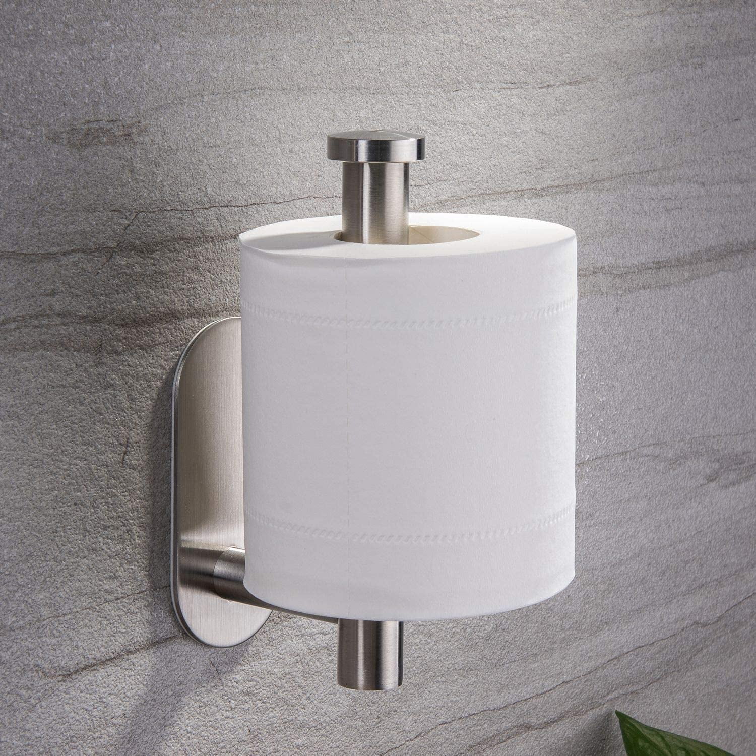 Toilet Paper Holder Self Adhesive, Bathroom Drillfree Tissue Wall
