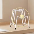 thumbnail image 2 of TIELUTT Metal Cutting Board Holder Rack Versatile Lid Organizer Dish Drying Racks for Kitchen Water Bottle Racking Storage System Kitchen Things over the Dish Drying Rack Adjustable Wall Drying Rack, 2 of 5