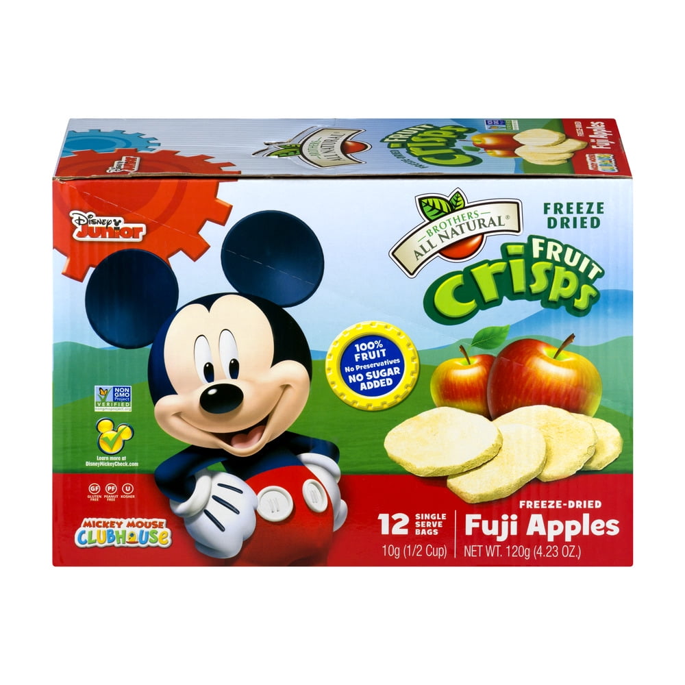 Brothers All Natural Freeze Dried Fruit Crisps Fuji Apples 12 CT by Brothers International Food Corporation
