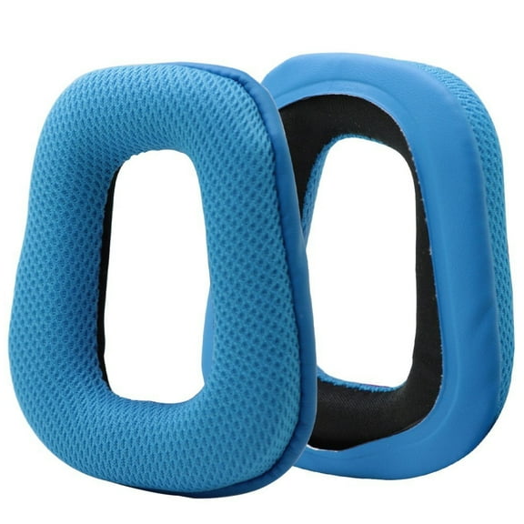 MMOBIEL Ear Pads for Logitech G Gaming Headsets Mesh Fabric Blue
