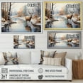 thumbnail image 4 of Designart "Deer Winter Charm" Animals Floater Framed Canvas Wall Art, 4 of 7