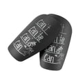 thumbnail image 2 of Mini fútbol Shin Guards Guardias de fútbol Ligero de los guardias de fútbol Xs negro, 2 of 8