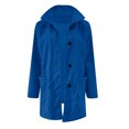 thumbnail image 2 of IMENGL Solid wool corduroy flannel jacket, Blue 3XL, Size 3XL, 2 of 5