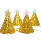 thumbnail image 3 of Sombreros de fiesta Linaichen, 4 piezas, mini sombreros de cumpleaños, sombreros de estrellas brillantes, sombreros de fiesta infantiles para fiestas de cumpleaños infantiles., 3 of 7