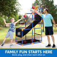 thumbnail image 6 of Arcade Basketball Game Set with 4 Balls and Hoop for 3 to 12 Years Old Indoor Outdoor Sport Play - Easy Set Up - Air Pump Included - Ideal for Competition, 6 of 8
