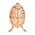 thumbnail image 1 of Joyería Barrio de joyas Casas Decoración Estilo de huevo de Pascua para pendientes de aretes de encantos Rosa, 1 of 8
