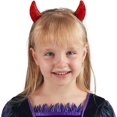 thumbnail image 5 of Diadema de cuernos del diablo con purpurina, 5 of 5