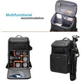 thumbnail image 2 of Mosiso 17.3 inch Camera Backpack Waterproof DSLR/SLR/Mirrorless Photography Camera Bag Case with Front Hardshell&Laptop Compartment&Tripod Holder&Rain Cover for Canon/Nikon/Sony,Space Gray, 2 of 8