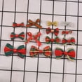 thumbnail image 4 of 30 lazos navideños variados de 16 a 57 mm para decoración de regalos, fiestas, suministros de bricolaje, cintas de moño, accesorios para coser ropa, manualidades navideñas para el hogar, 4 of 5
