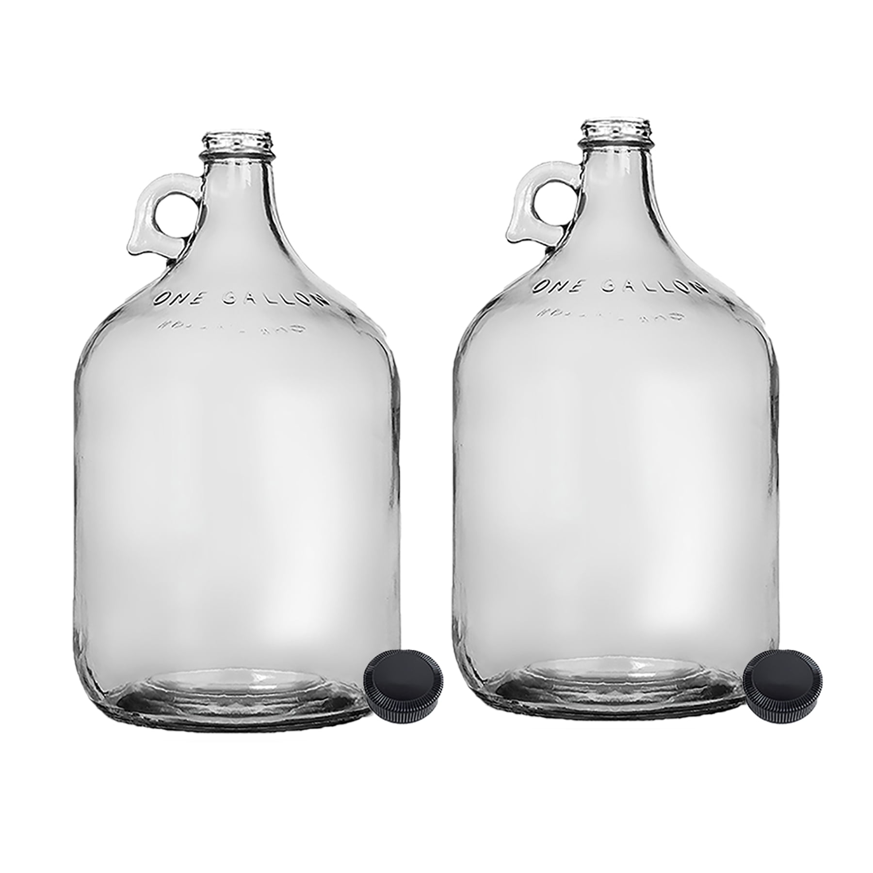 Home Brew Ohio One Gallon Glass Jug With 38mm Polyseal Cap Set Of 2 3162