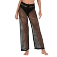 thumbnail image 2 of Beach Pants Sexy Hollow Out Polyester Crochet Net Women Cover Up Pants for Vacation, 2 of 7