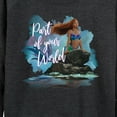 thumbnail image 3 of Disney - Part Of Your World - Women's Lightweight French Terry Long Sleeve Shirt, 3 of 5