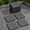Gray, variant on 44 Pack Linear Slat Plastic Interlocking Deck Tiles, 12 x 12 in Waterproof PP Outdoor Flooring, Snap Together Patio Tiles, Covers 44 sq ft