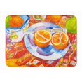 thumbnail image 1 of Florida Orange Tranchée pour le Petit Déjeuner Machine Lavable Tapis de Mousse à Mémoire, 1 of 1