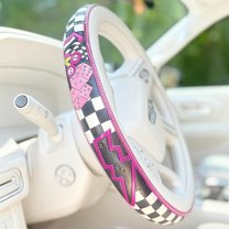 Car Steering Wheel Cover, Retro Cowboy Universal Anti-Slip Steering Wheel Cover, 38 cm