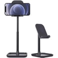 thumbnail image 1 of Licheers Handy Stander, verstellbare Tisch Handy Halterung, Winkel Höhe einstellbar Aluminium Tablet Halter kompatibel mit Smartphone und weitere 4-11 Zoll Geräte (Weiß) Zhivalor LKX-1924-1, 1 of 8