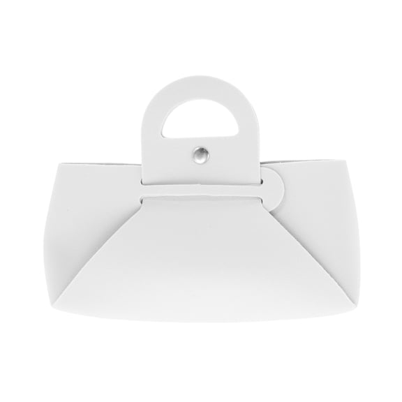 Bolsas de gafas de mano portátil 1 Pc de Bargains Únicos Almacenamiento de gafas Blanco