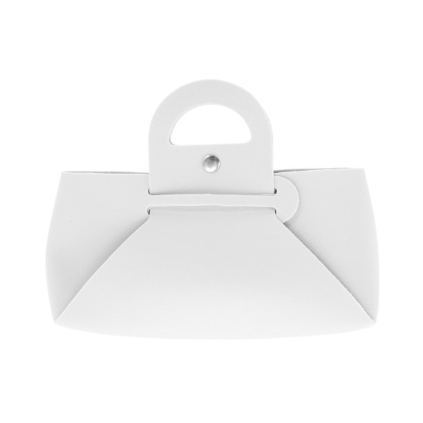 Bolsas de gafas de mano portátil 1 Pc de Bargains Únicos Almacenamiento de gafas Blanco