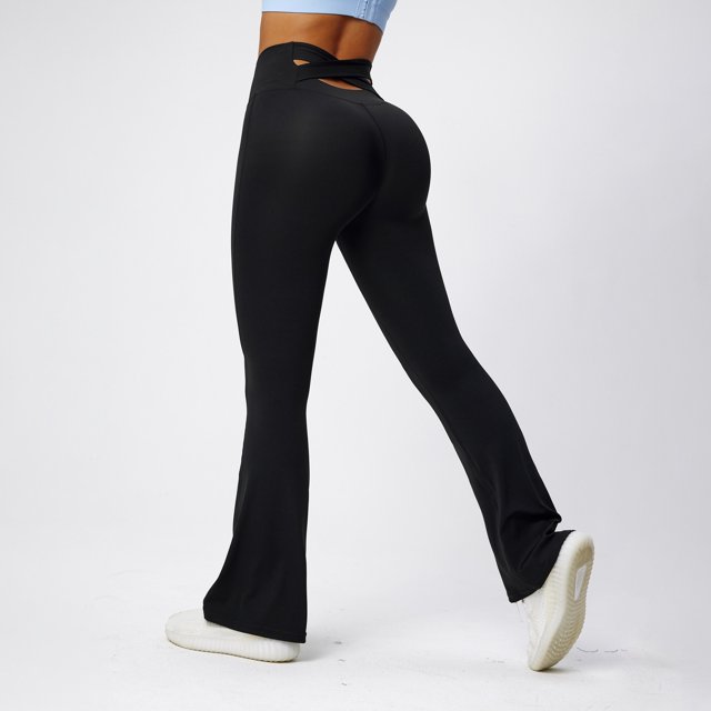 MKLEKYY Leggings deportivos para mujer, pantalones de yoga con microaltavoz para mujer, pantalones de yoga ajustados de cintura alta de secado rápido para primavera y otoño.
