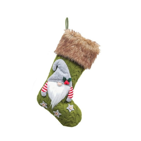 

Christmas Knitting Faceless Socks Gift Socks Christmas Tree Pendant