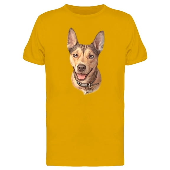 Cute Puppy Realistic Photo T-Shirt Men -Image by Shutterstock, Male Small