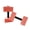 Red, variant on Pair of Floating Pool Dumbbells Lightweight EVA Foam Design Dumbbells for Water Aerobics, Strength Training