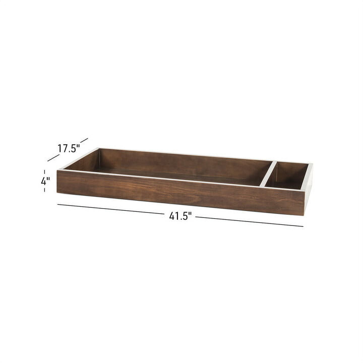 Child Craft Universal Changing Table Topper, Converts Dresser to Changing Surface, Secure Fit, Toasted Chestnut